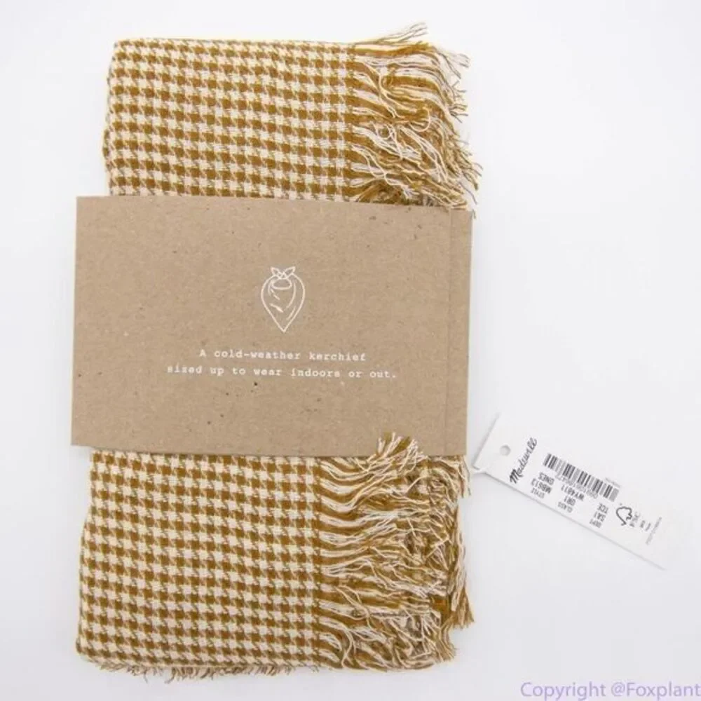 New Madewell Bandana scarf with fringe‎